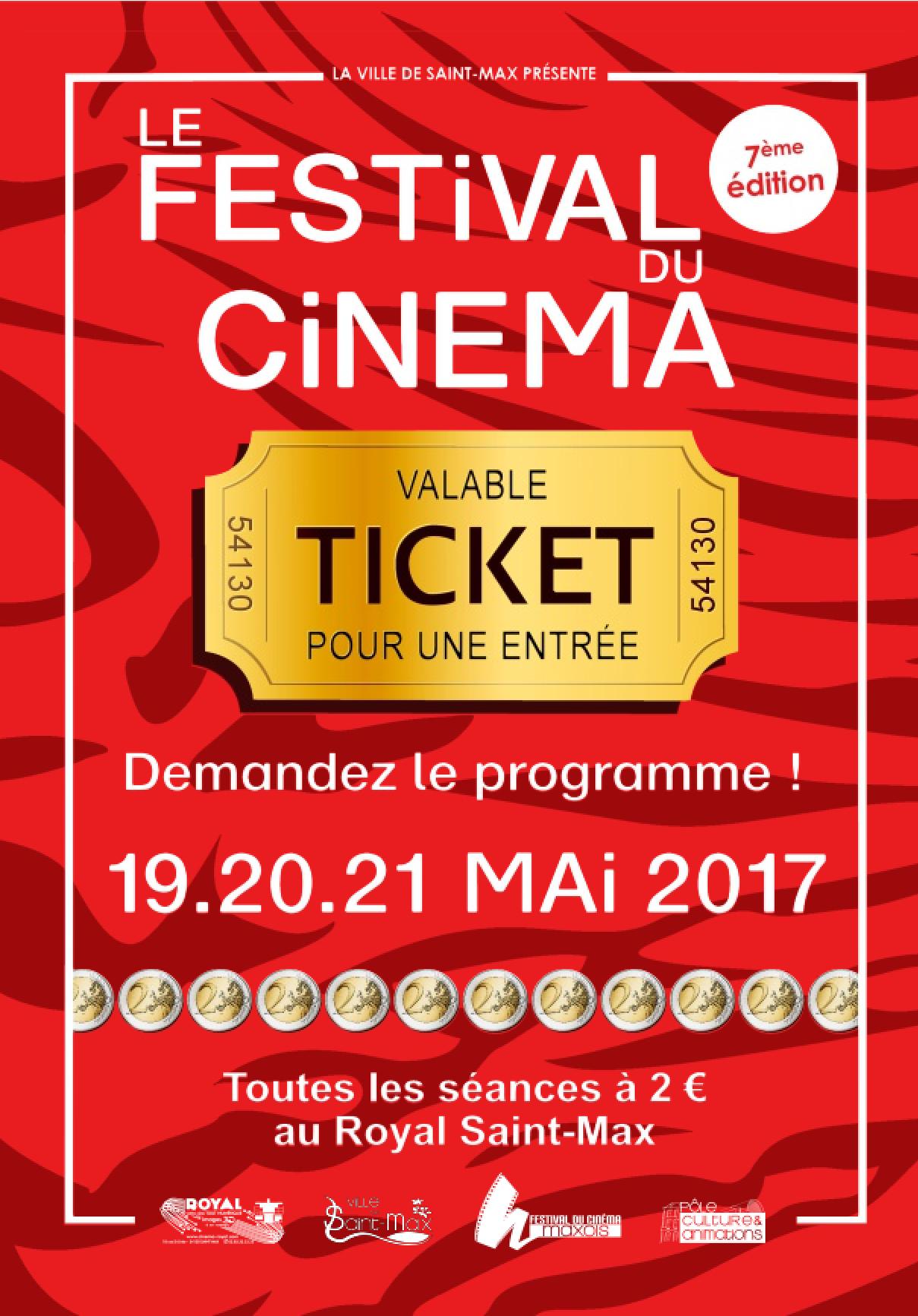 Programme Festival du Cinma Saint-Max 2017